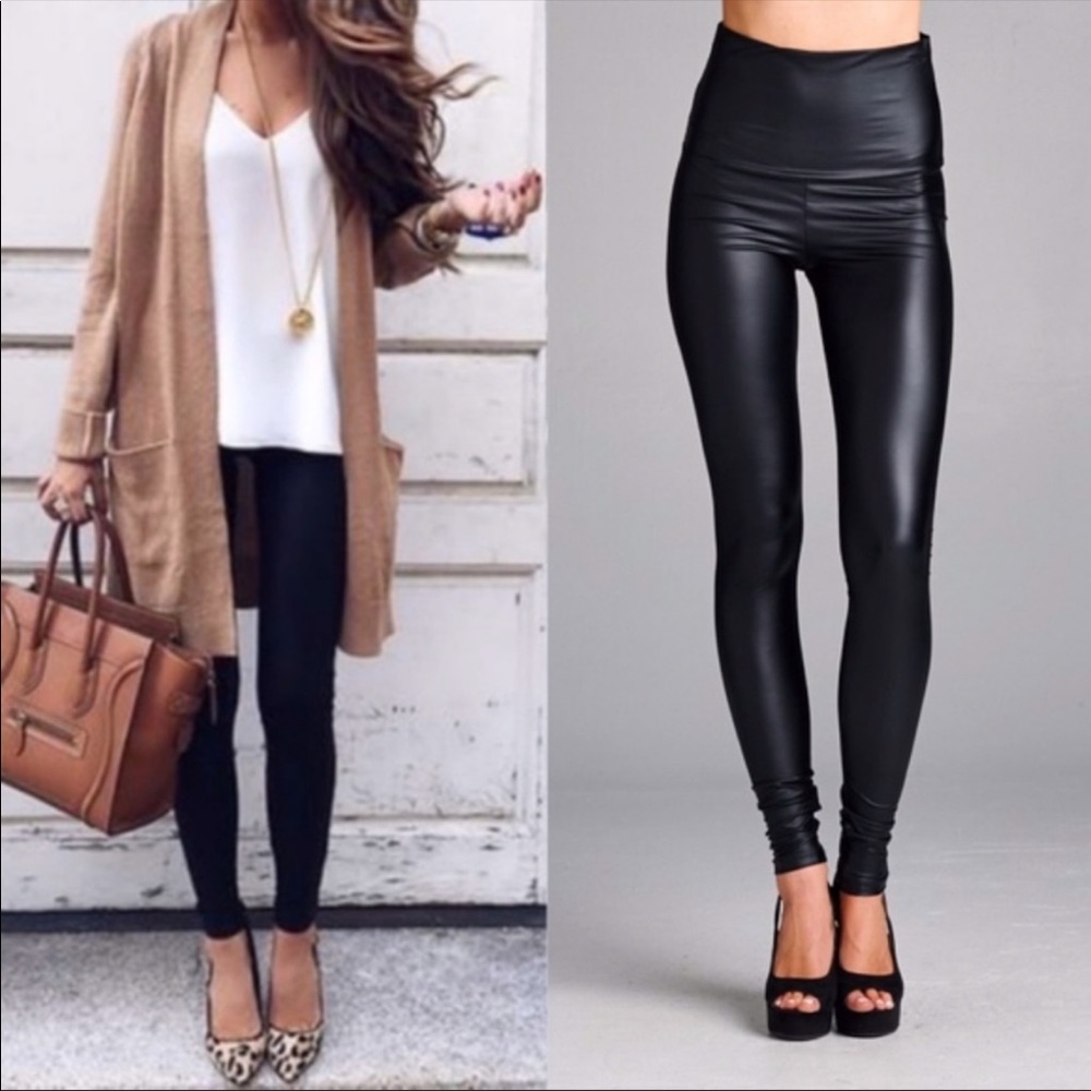 Slick Leggings - BLACK